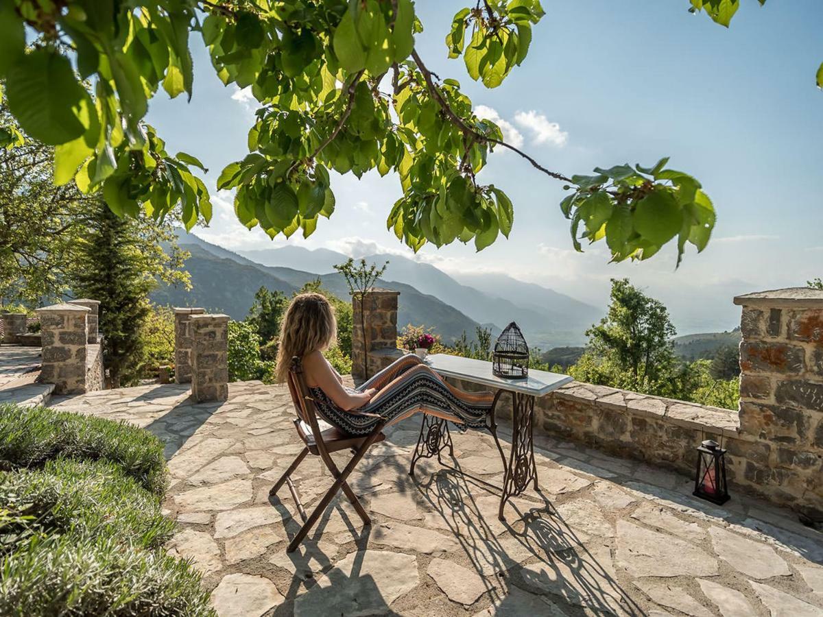 Villa Mylonas Ano Polidhrosos Buitenkant foto